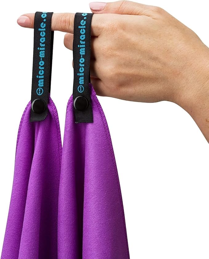 XXL Travel Towel - 2 Quick Dry and Extra Soft Microfiber Towels